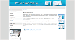 Desktop Screenshot of posta-kancelaria.sk